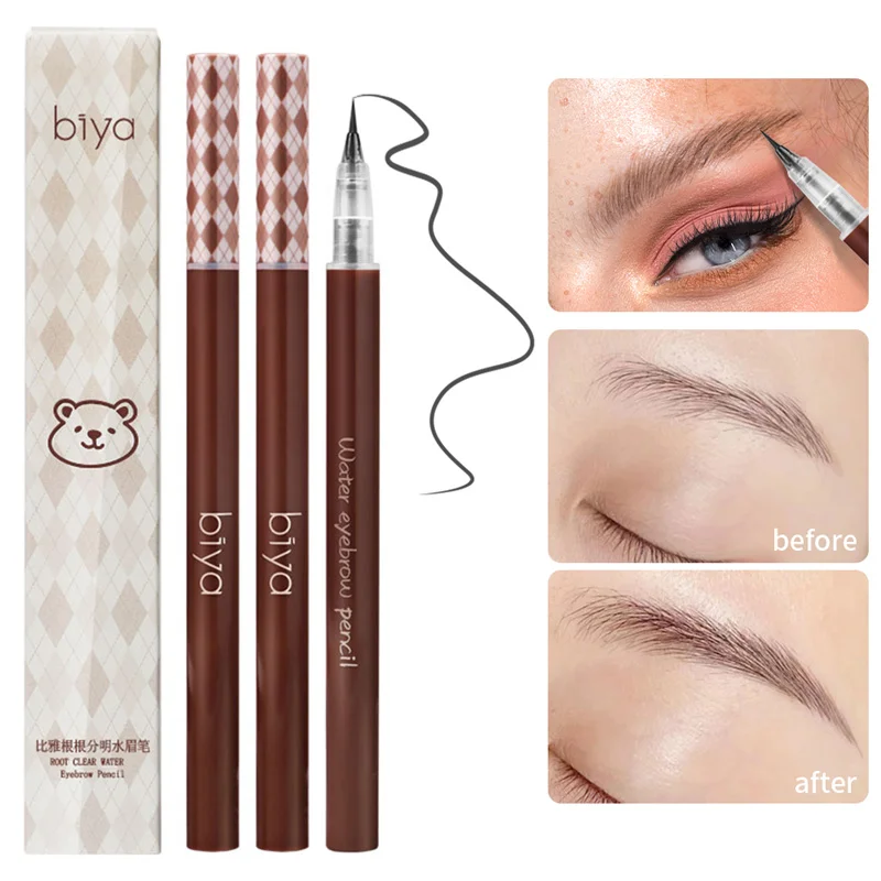 Ultra Thin Head Outline Eyebrow Enhancers Lying Silkworm Eyeliner Sweat-proof Liquid Eyebrow Pencil