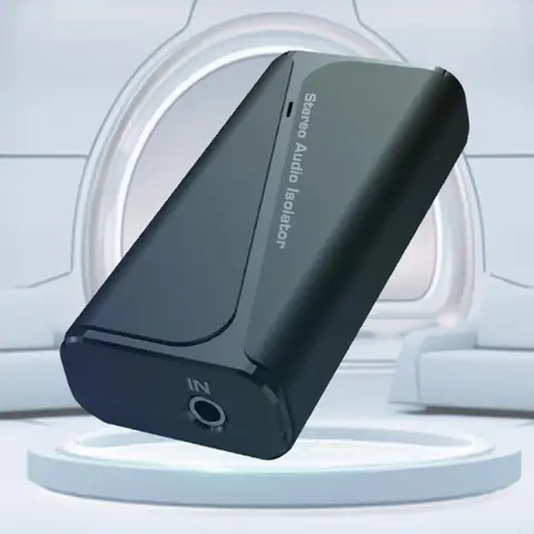 Устранение звукового шума, портативный изолятор заземления для ПК, транспортных средств, стереосистем с интерфейсами 3,5 мм