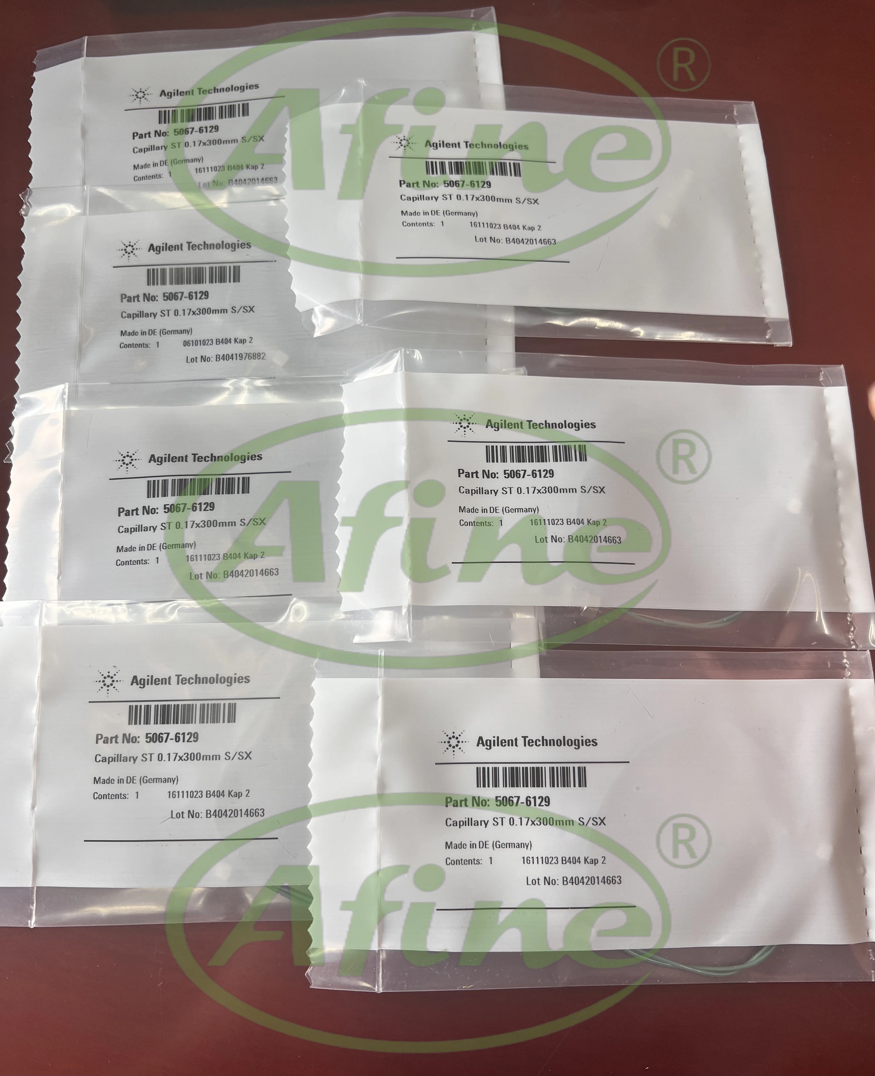 Капиллы AFINE Agilent для HPLC 5067-6129 Капилляр из нержавеющей стали 0 17 x 300 мм S/SX PS/PS