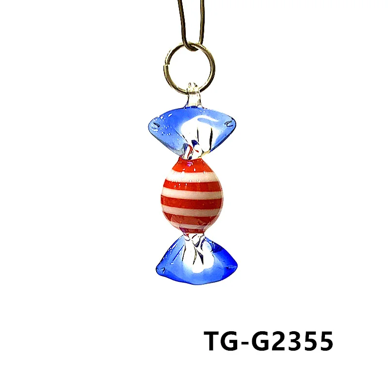 

Мини-подвески из стекла конфет JSSMTLP, многоцветные, 2 шт