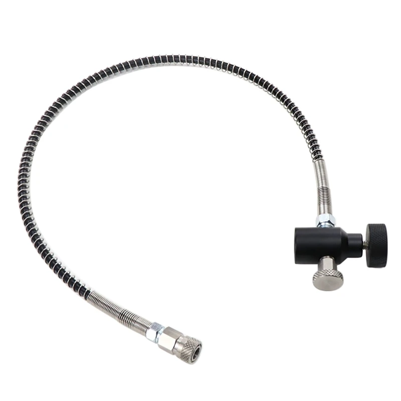 

New PCP Fill Station Adapter With 37Inch Hose Line For High Pressure AIR Or CO2