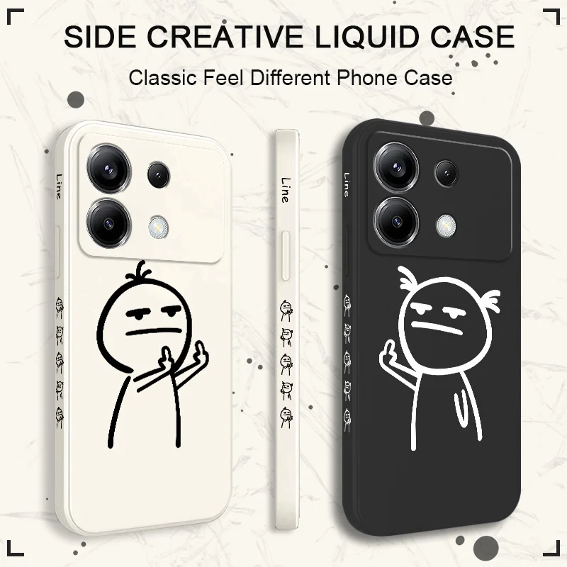 Силиконовый чехол для Xiaomi Poco X6 F6 M6 M5 M5S F5 X5 F4 X4 M4 F3 M3 X3 Pro 4G