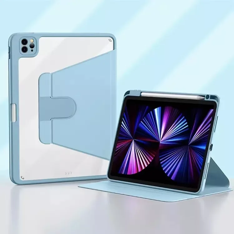 

Ударопрочная прозрачная задняя крышка из искусственной кожи и ТПУ для ipad 2019 Mini Air 6 Pro 11 12,9 2021