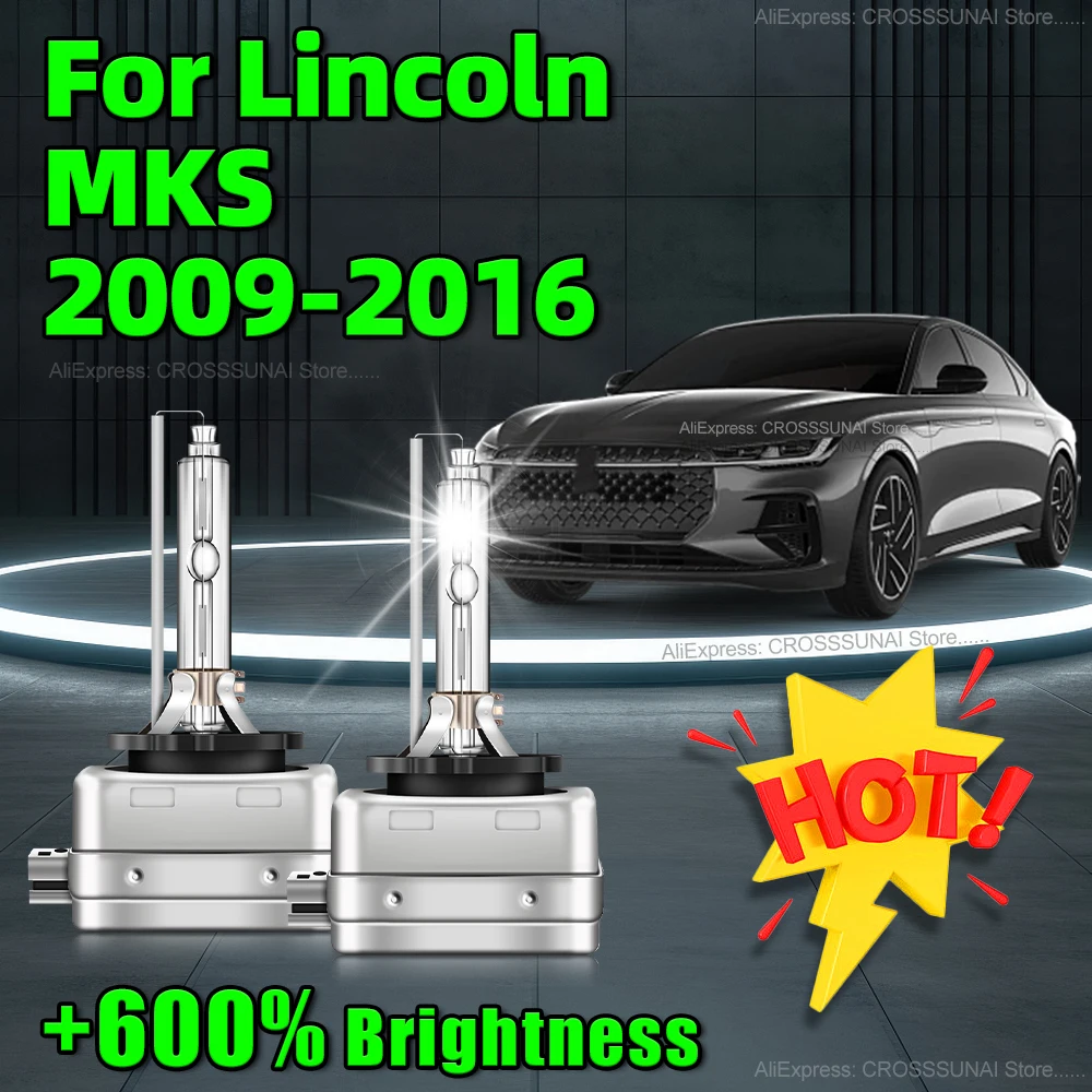 Обновленная ксеноновая лампа для автомобильных фар 8000 лм D3 6000K лампы Lincoln MKS 2009 2010