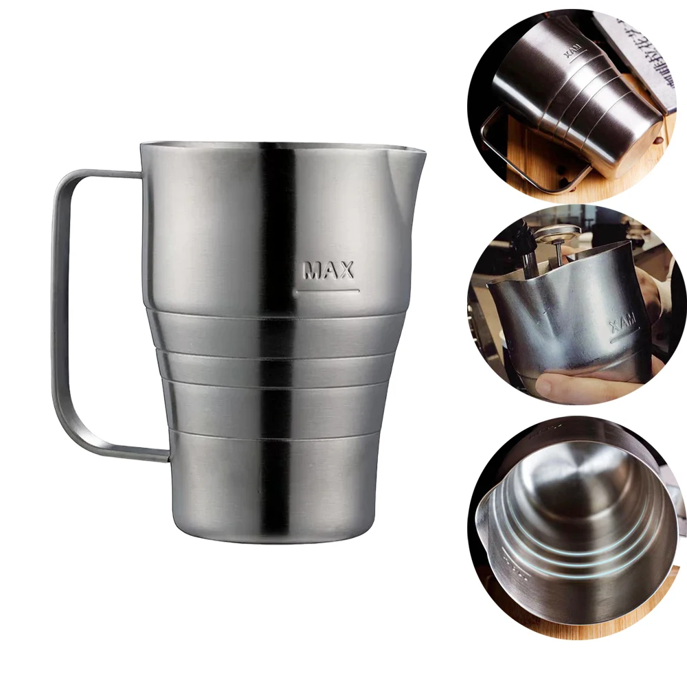 

Stainless Steel Milk Frothing Pitcher Espresso Coffee Barista Craft Latte Cappuccino Milk Cream Cup Frothing Jug Pitche Milk Jug
