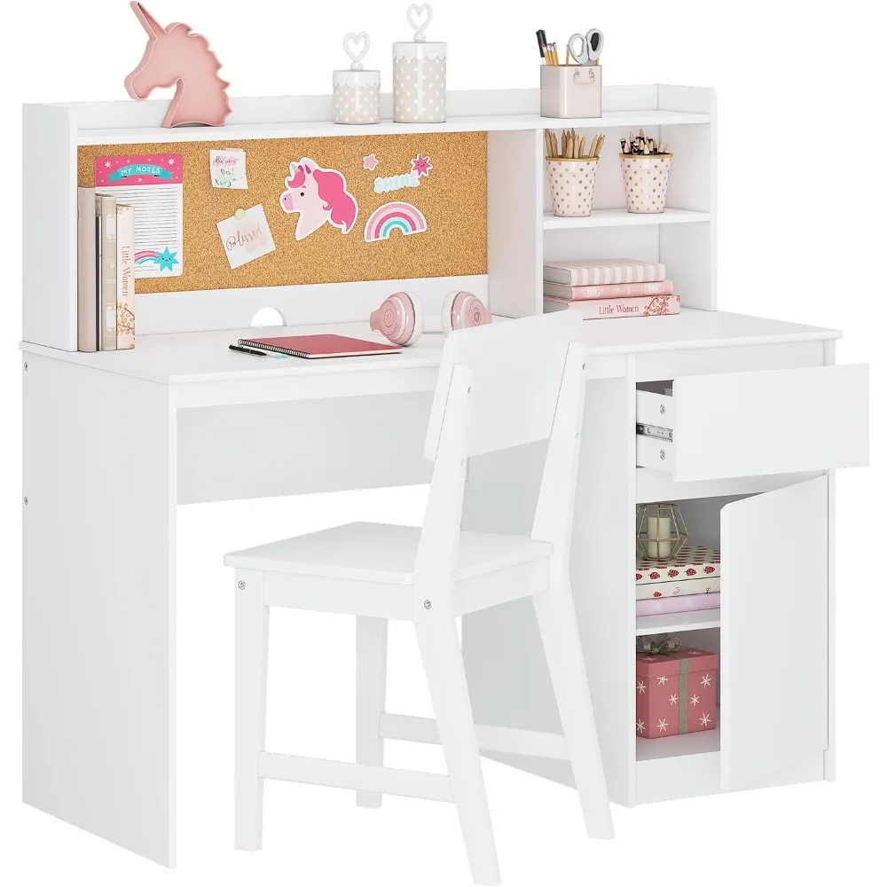

Детский учебный стол со стулом, детский стол и стулья в комплекте с шкафом для хранения, деревянный детский учебный стол