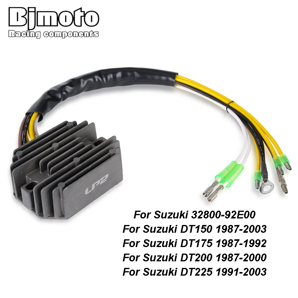 

Motorcycle Voltage Regulator Rectifier For Suzuki DT150 1987-2003 DT175 1987-1992 DT200 1987-2000 DT225 1991-2003 32800-92E00