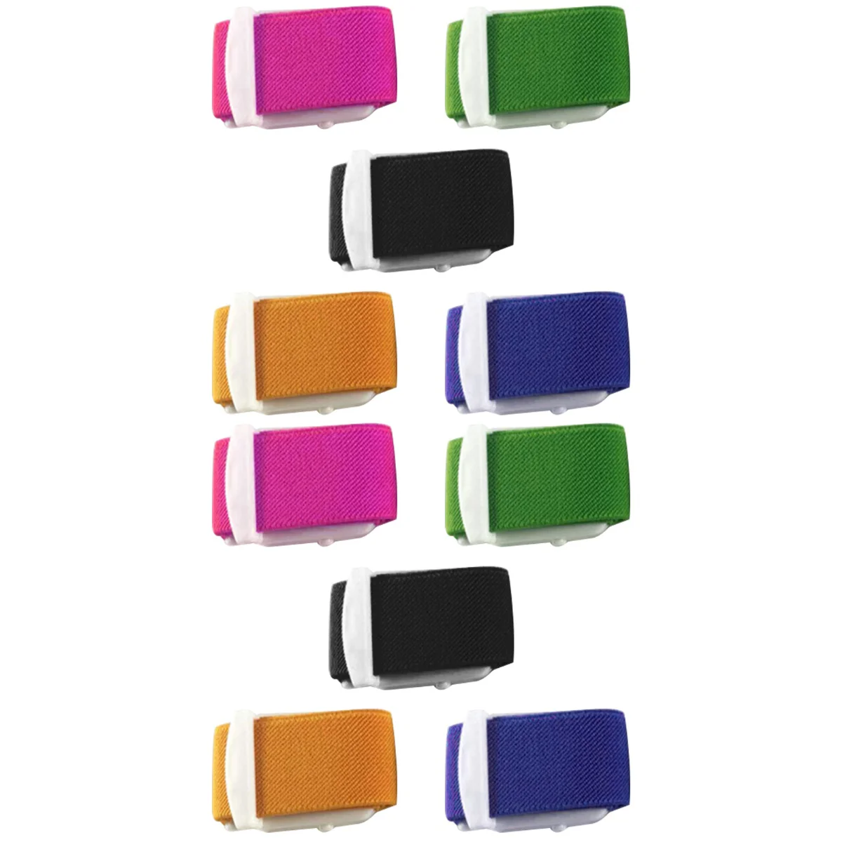 

10 pcs Elastic Quick Release Sports Emergency Buckle Tourniquet (Random Color)