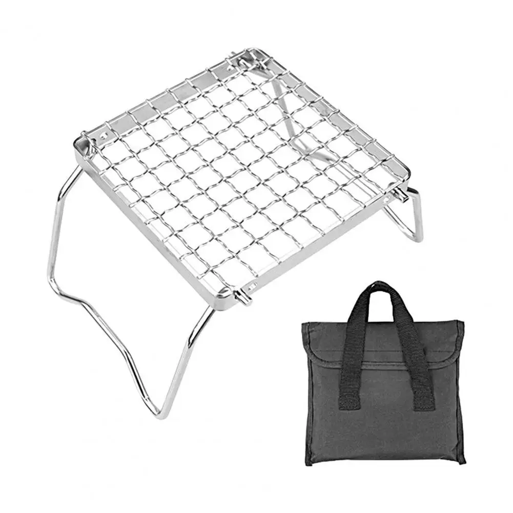 

Outdoor Stove Pot Bracket 304 Stainless Steel Portable Folding Gas Stove Rack Grill Rack Gas Stove Holder