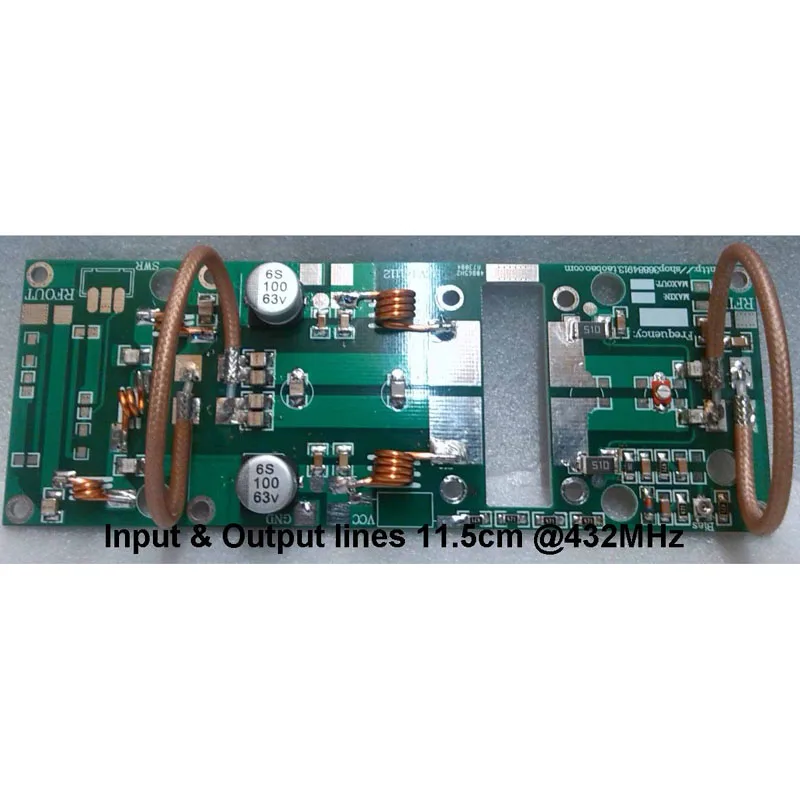 YAOGREENHAM UHF 100 Вт FM 400 МГц-470 МГц RF усилитель мощности плата DIY комплекты для