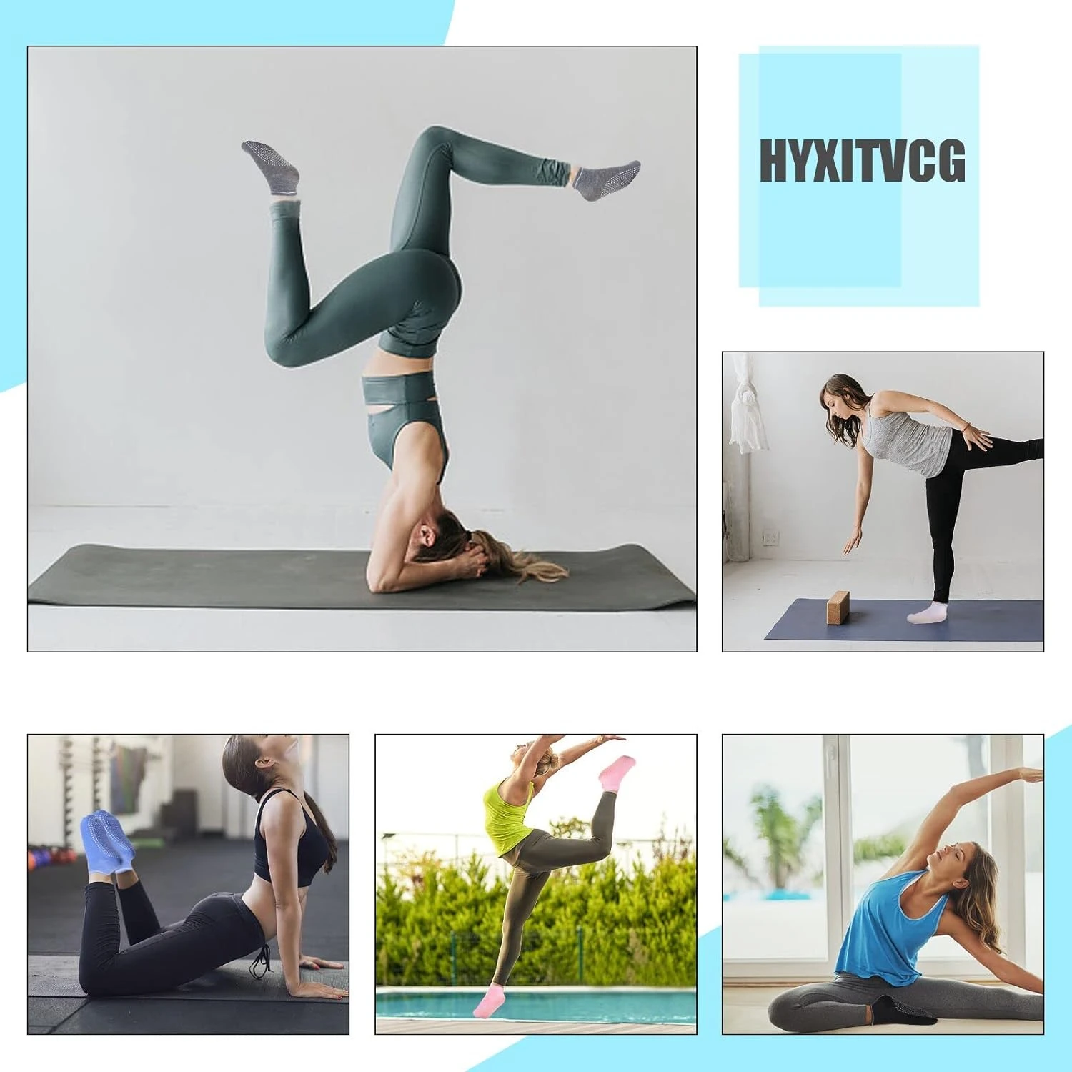 Perience Непараллельные комфорт и стабильность в стильных носках для йоги SAIJINZHI —