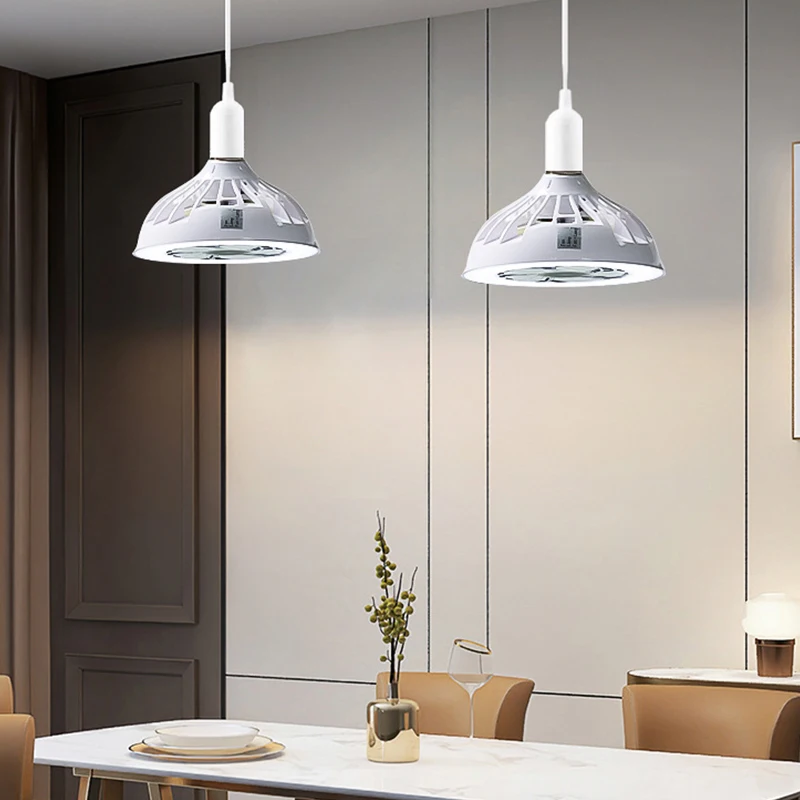 Универсальный потолочный вентилятор 2 в 1 220 В E27 12 Вт