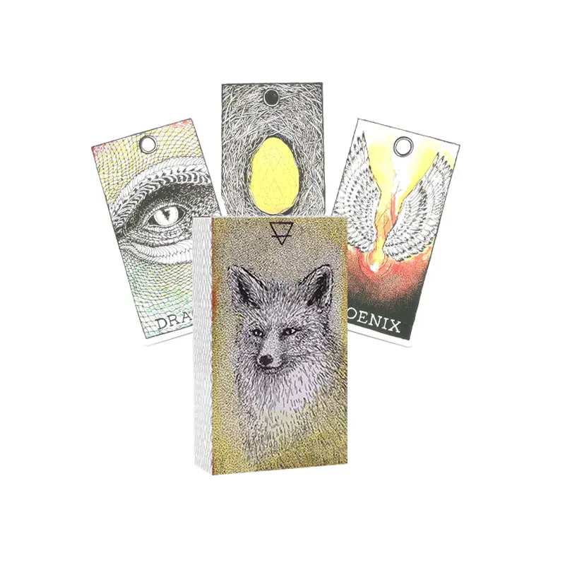 

New English Tarot Cards Leisure entertainment Fate Chess Cards Game Tarot Animal Spirit Oracle Is Worth Having