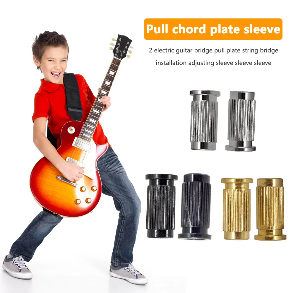 

Набор втулок для моста электрогитары, комплект сменных втулок для струн JM Jazzmaster Mustang, 2 шт.