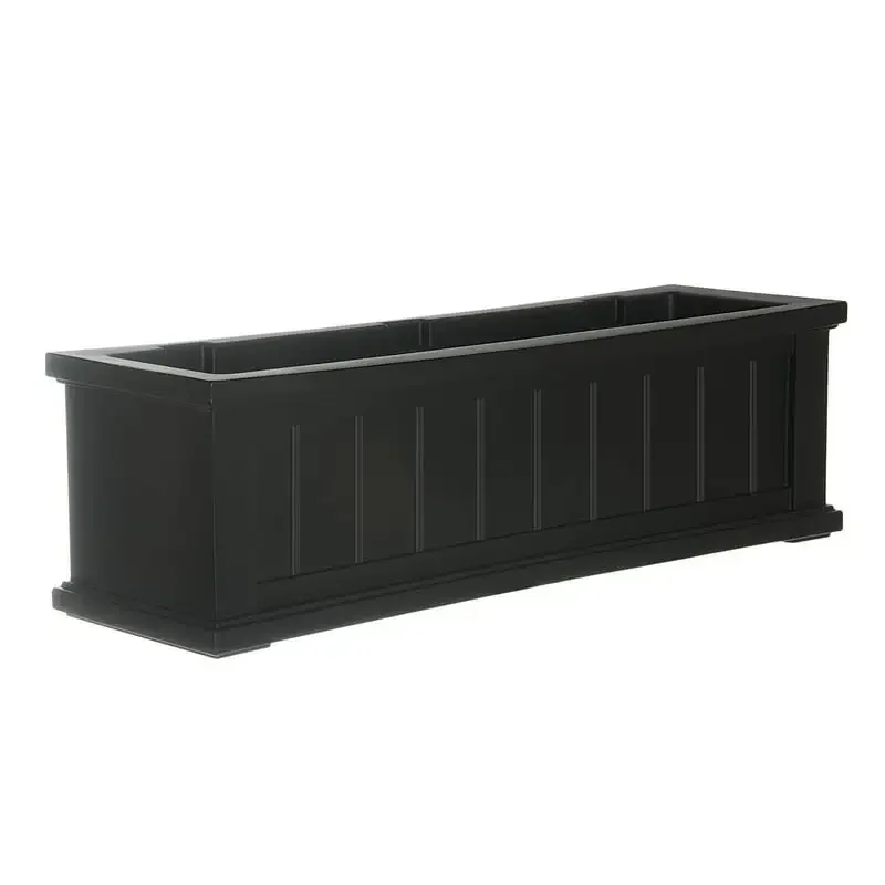 

in. Rectangle Polyethylene Cape Cod Window Box