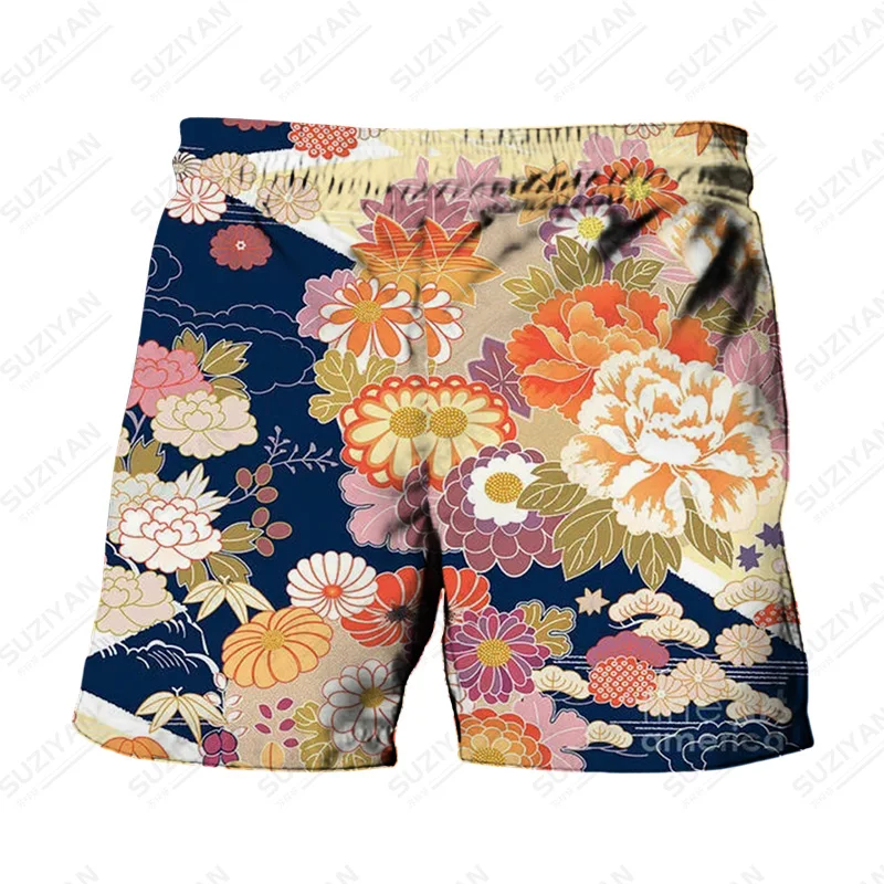 

New Arrivals Clothes Beach Shorts Men Gentlemanlike Mens Clothes Wild Anime Shorts 2022 Hot Selling Summer 3D Swimming