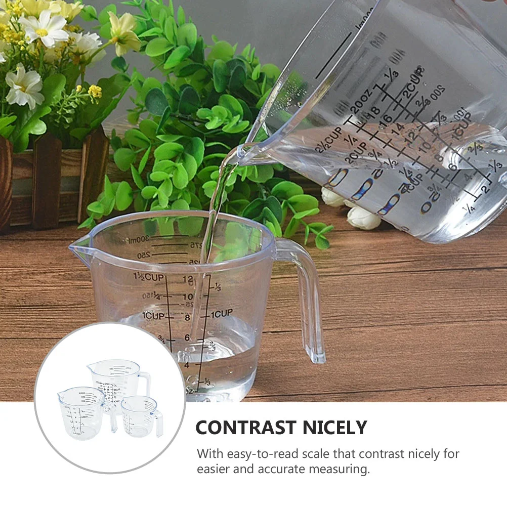 Стеклянная чашка для измерения чашки сливочный горшок кухонный смешивания кофе