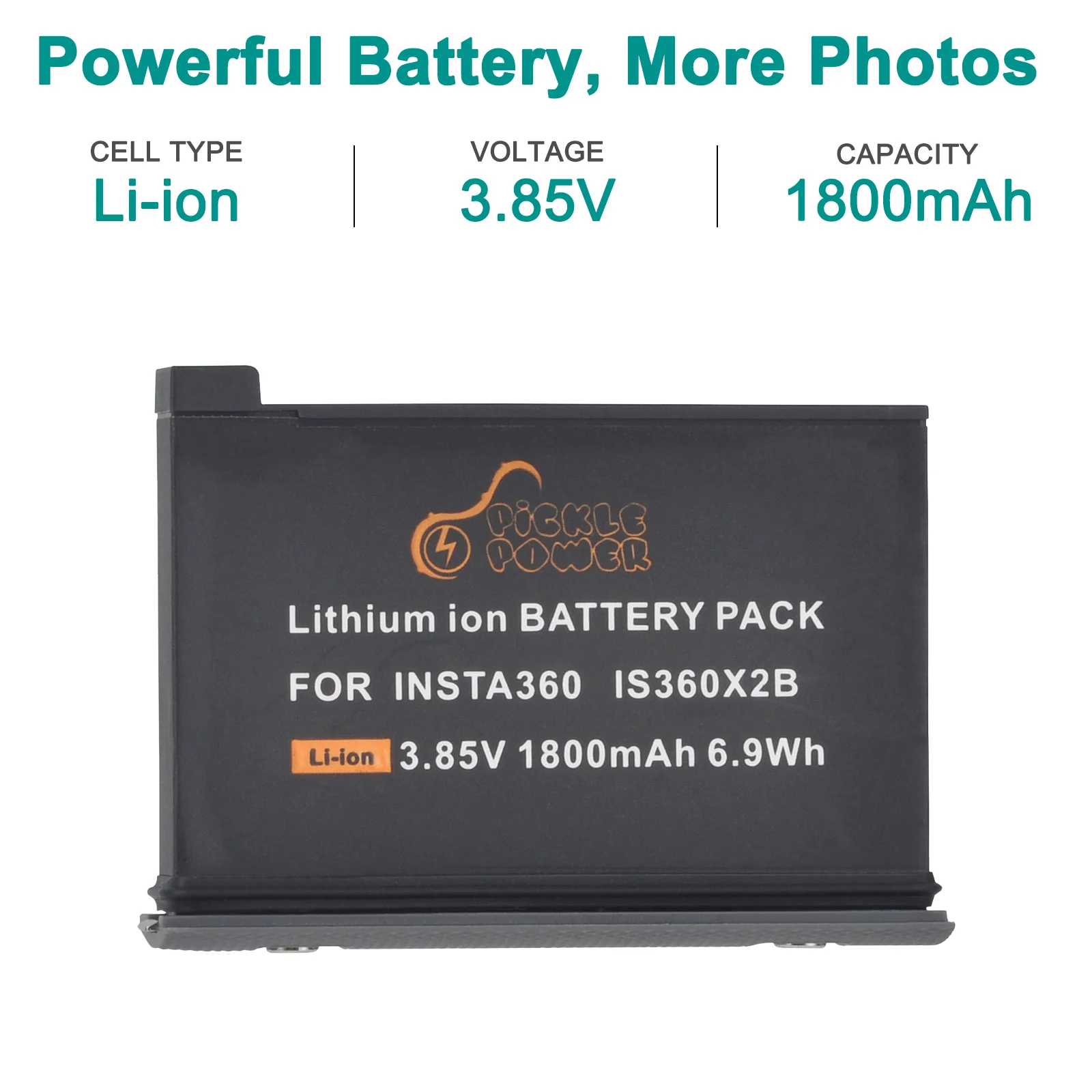 Battery for Insta360 ONE X2, LED 3-Slots Charger for Insta 360 One x2 Battery Action Camera Accessories