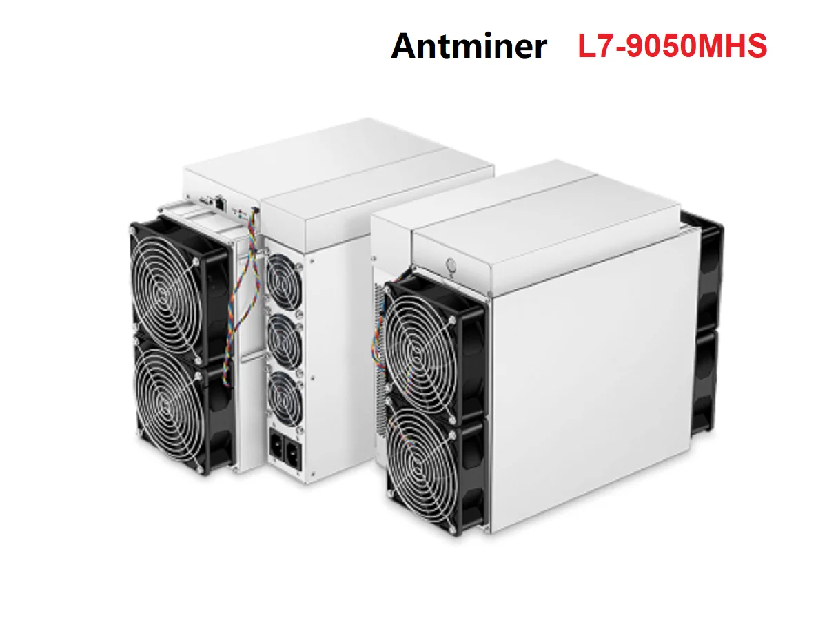 Antminer L7 3425W New Bitmain L7 With Power Supply Antminer L7 8800mh/s Miner L7 8800mh/s 9050mh/s 9500mh/s