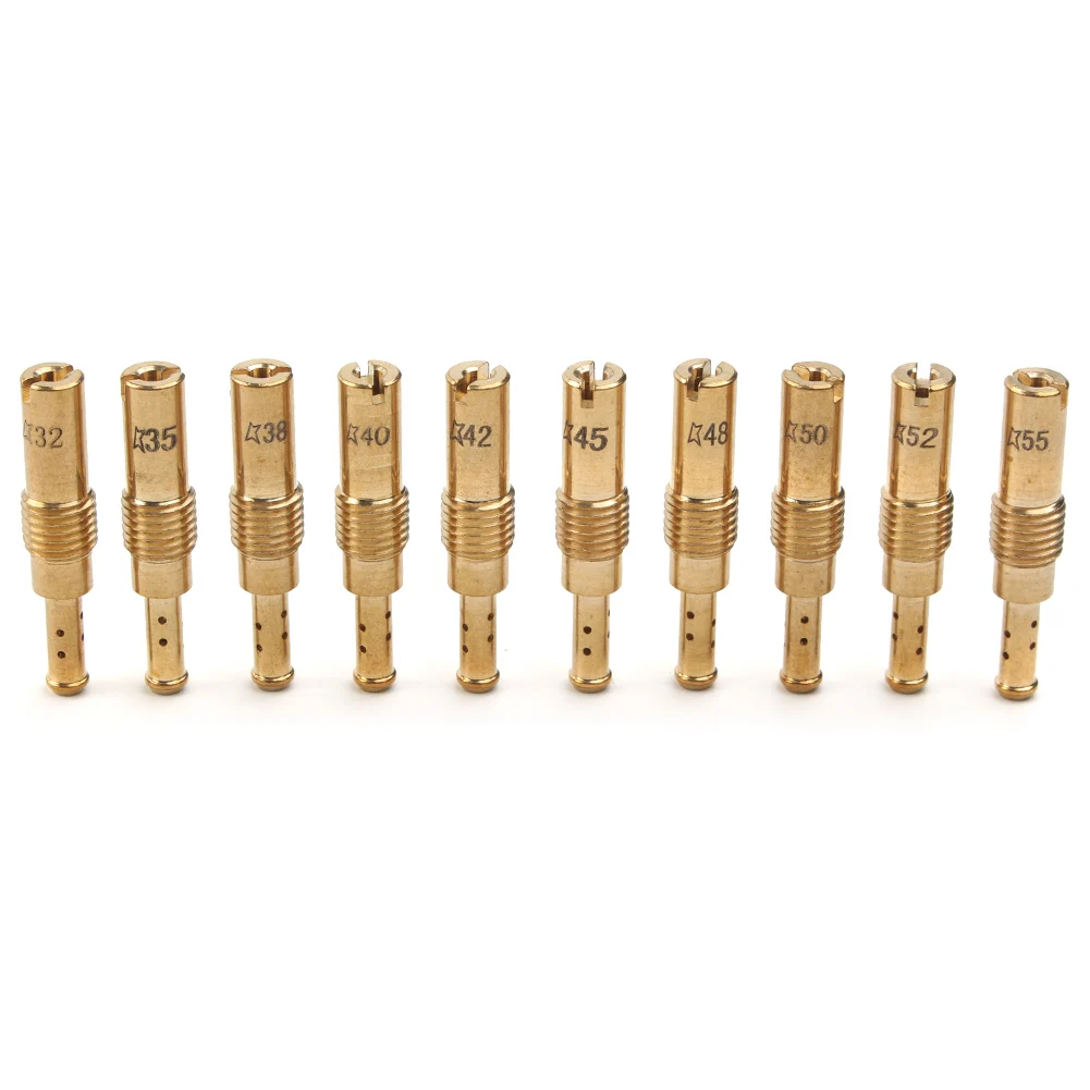 10 шт. мотоциклетный карбюратор Pilot Slow Jet для PWK Mikuni OKO Keihin KOSO Carb K32 K35 K38 K40 K42 K45 K48 K50 K52