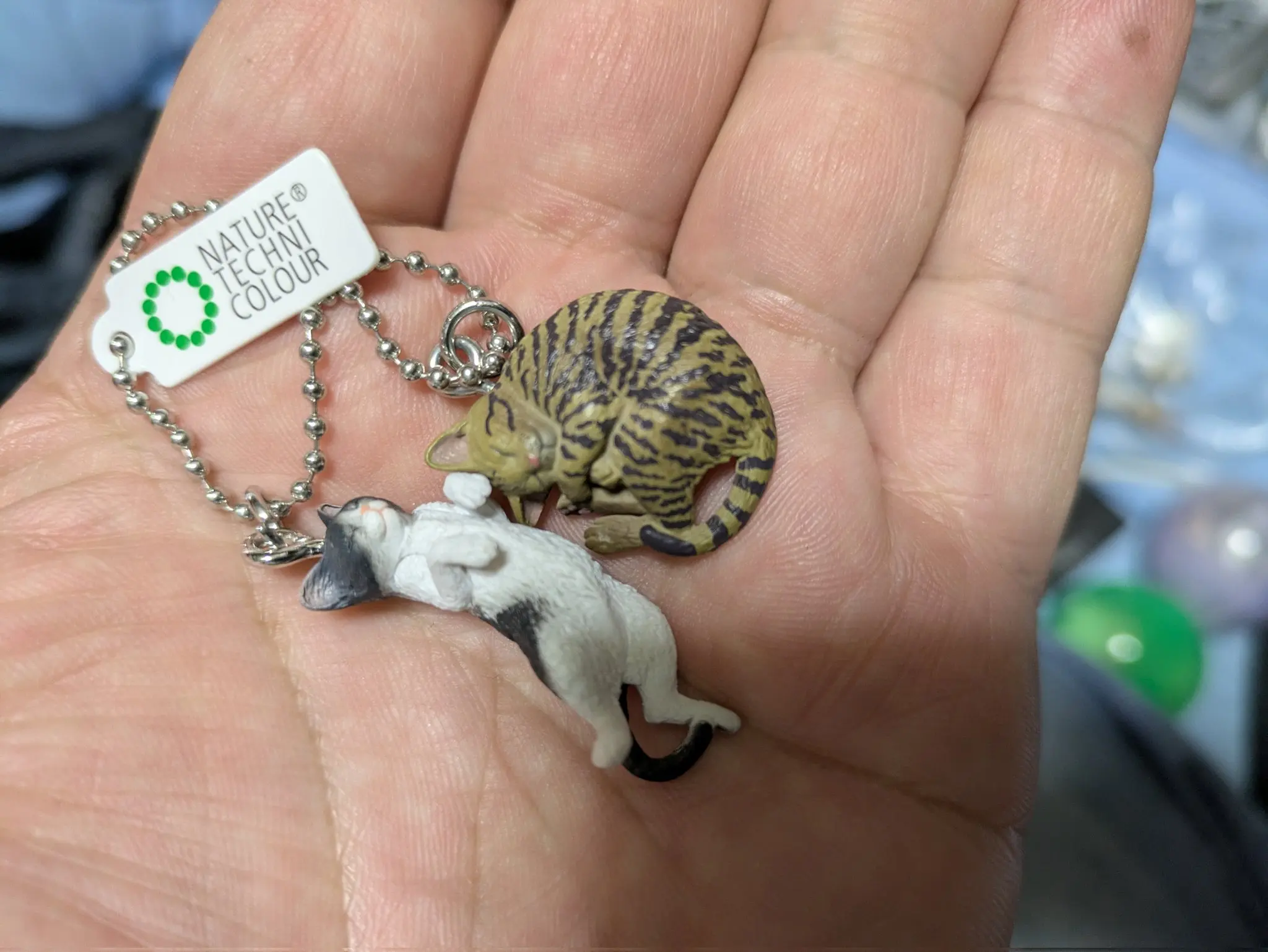 Фото IKIMON Nature Technicolor kawaii MONO PLUS Cat Ball Chain Талисман Calico cat коричневый табби котенок Neko Коллекция фигурки для сна №4