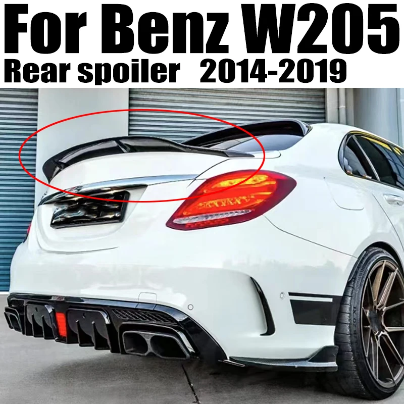 Спойлер для крышки багажника Mercedes Benz C Class W205 C180 C200 C250 C300 C450 C43 C63 2014-2019 R