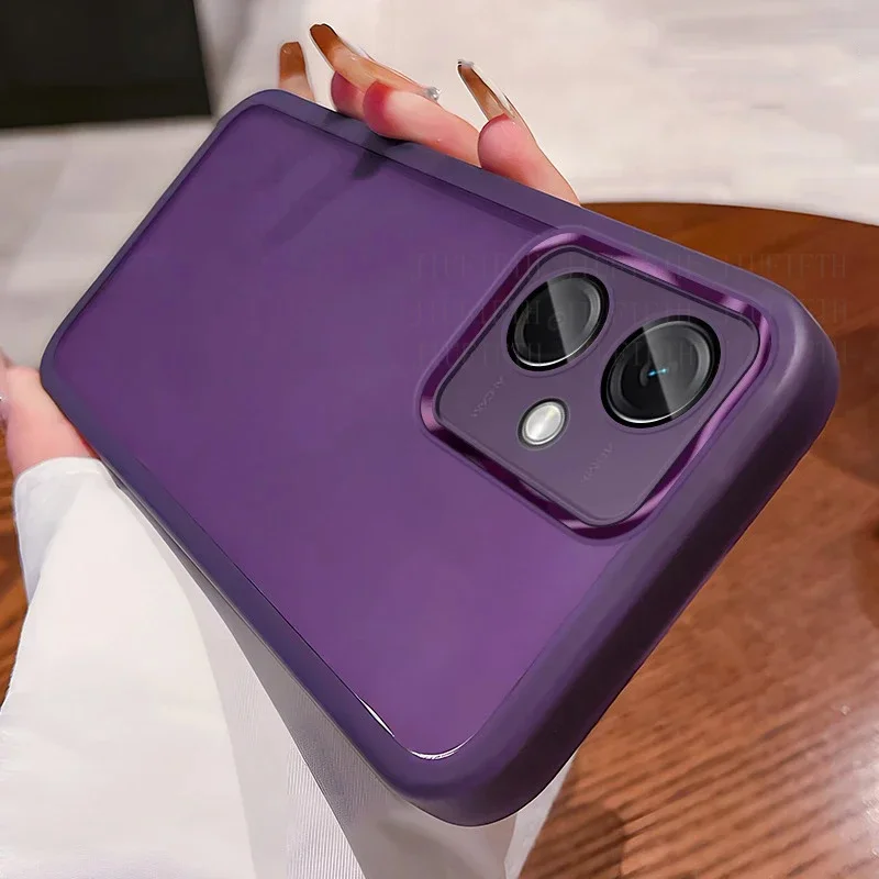 Чехол для Xiaomi Redmi Note 13 13ProPlus 14C C 12 S 11S 10C POCO X6 M6 Pro прозрачный объектив защитная