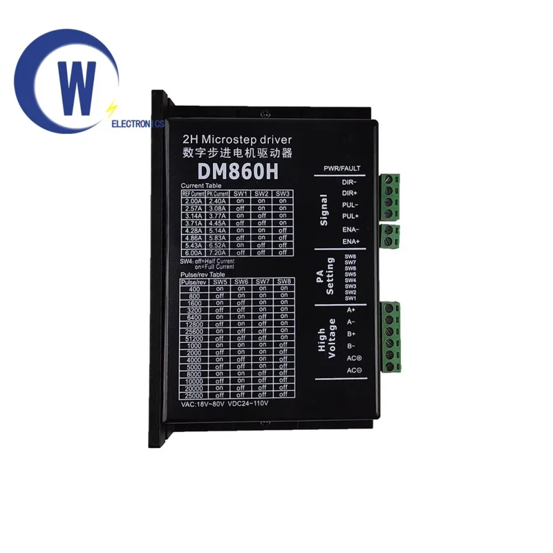 Драйвер шагового двигателя DM860H микрошаговый двигатель бесщеточный корпус