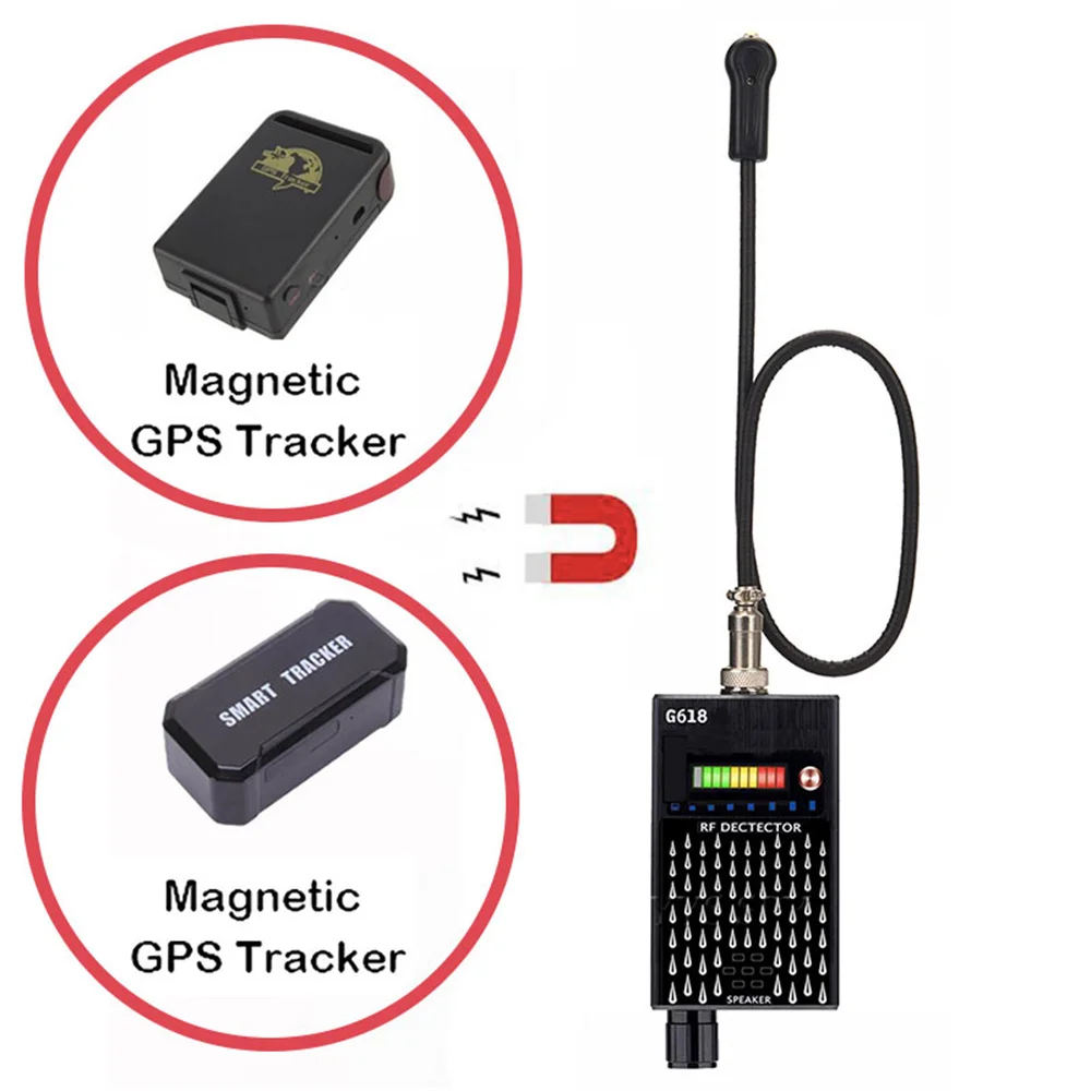 

Anti-Spy GPS Wireless Signal Detector Camera Frequency Scan Hidden Spy Camera Detect GSM Audio Bug Finder RF Tracker Spy Gadgets