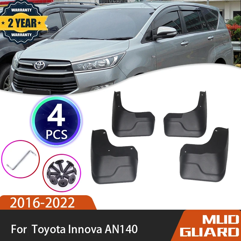 

4 шт./комплект, Автомобильные Брызговики для Toyota Innova AN140 2016 ~ 2022 2017 2018