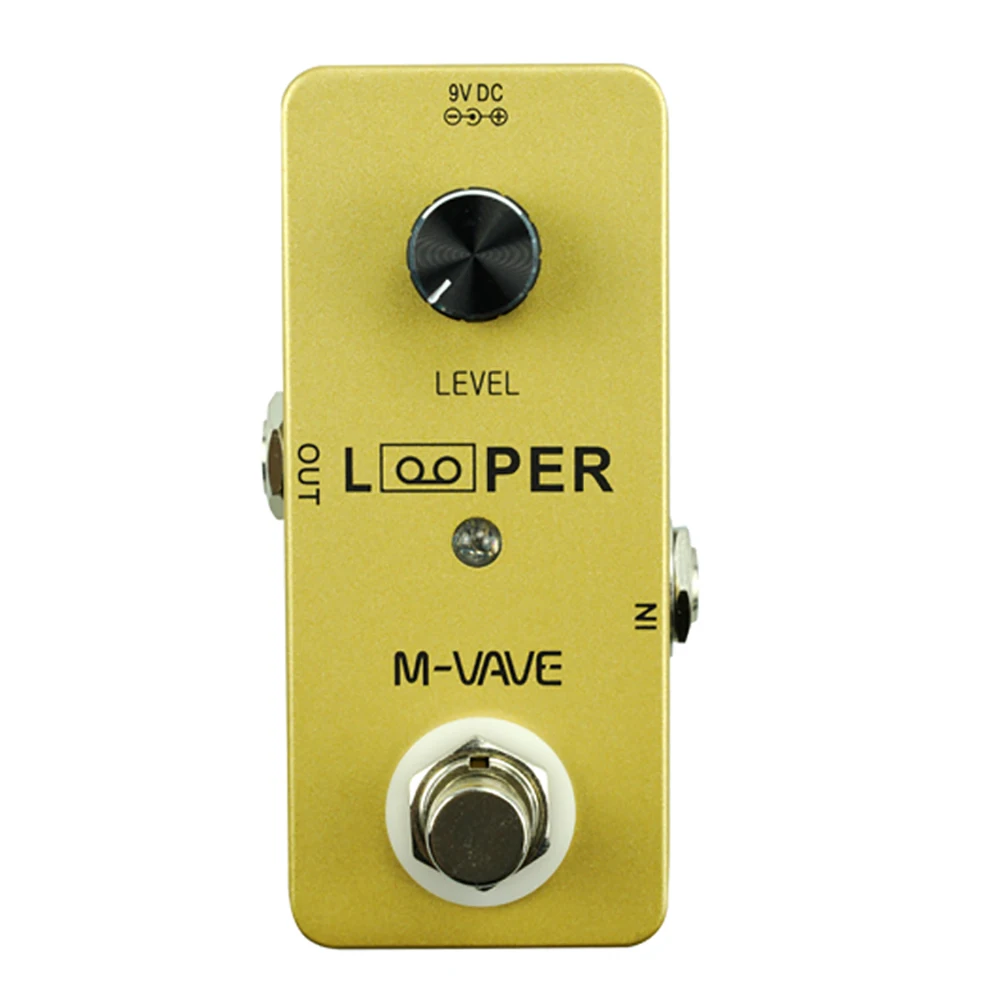 

M-VAVE MINI LOOPER Guitar Pedal Guitarra Loop Effects Processors Electric Guitar Effect Pedal Unlimited Overdubs Overdrive