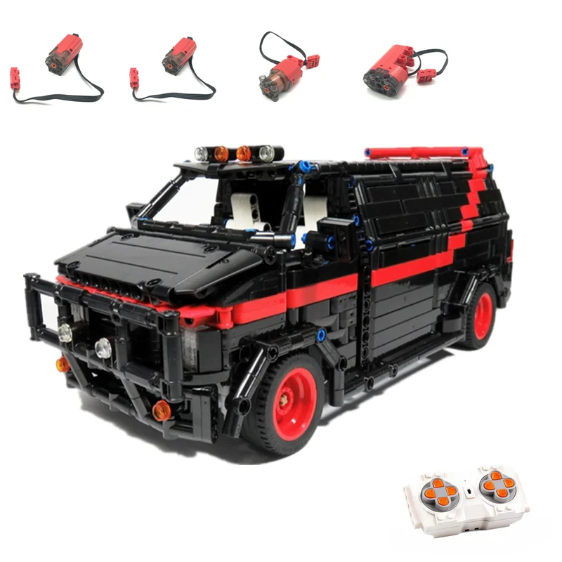 

MOC City Police Station Car Building Blocks For City SWAT Team Truck House Blocks Diy Toy For Boys Children MOC-5945