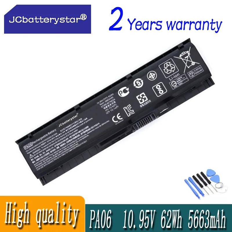 JC 5663 мАч PA06 Аккумулятор для ноутбука HP Omen 17-w000 17-w200 17-ab000 17t-ab200 HSTNN-DB7K 849571 -221 -241 849911 -850