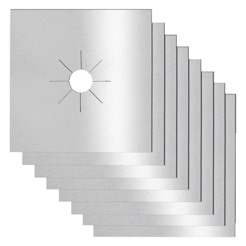 

10 шт., антипригарный коврик для газовой плиты