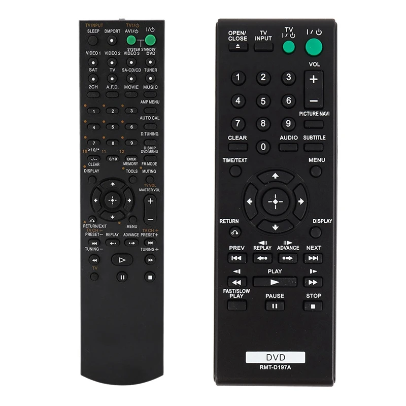 

Пульт дистанционного управления для Sony RM-AAU019 RM-AAU005 RM-AAU013 RM-AAU025 & Rmt-D197A умный пульт дистанционного управления для Sony Dvd Dvp-Sr210