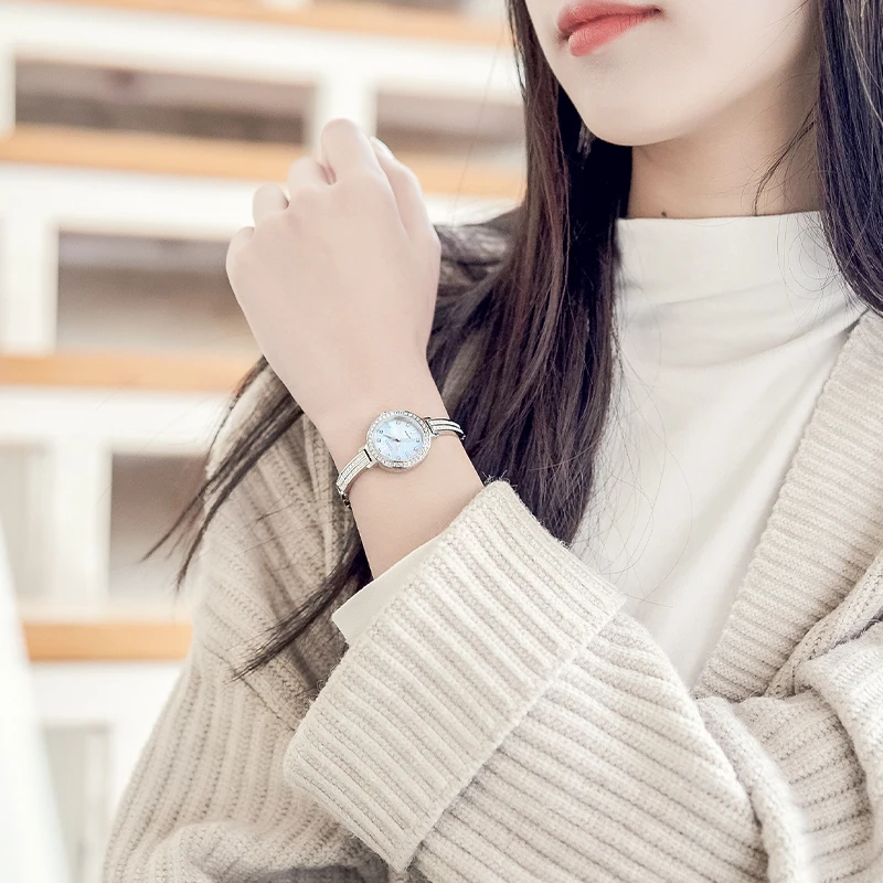 Часы CITIZEN Eco-Drive женские деловые часы с циферблатом River Frizz простой стальной