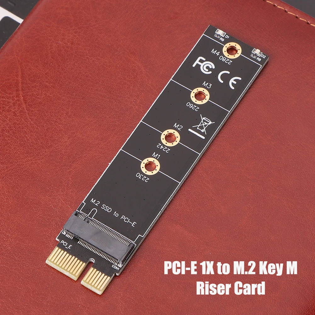 Адаптер PCI-E 1X на M.2 Key M кардридер с поддержкой M2.SSD NVMe SSD PCIE X1 устройство для чтения