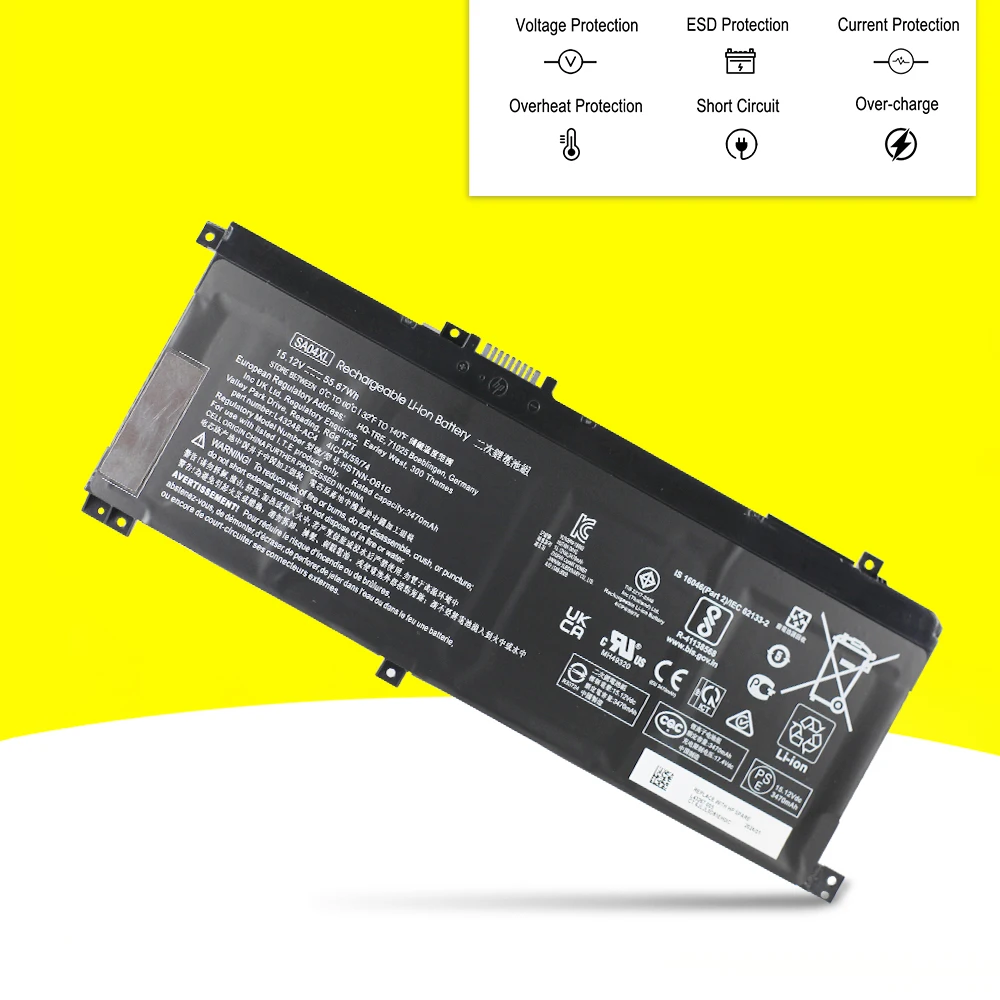 Аккумулятор SA04XL для ноутбуков серии HP Envy X360 15-DR0010TX DR0000NA DR1001UR DS0000NG 15M-DR 15T-DR 17-CG 17M-CG