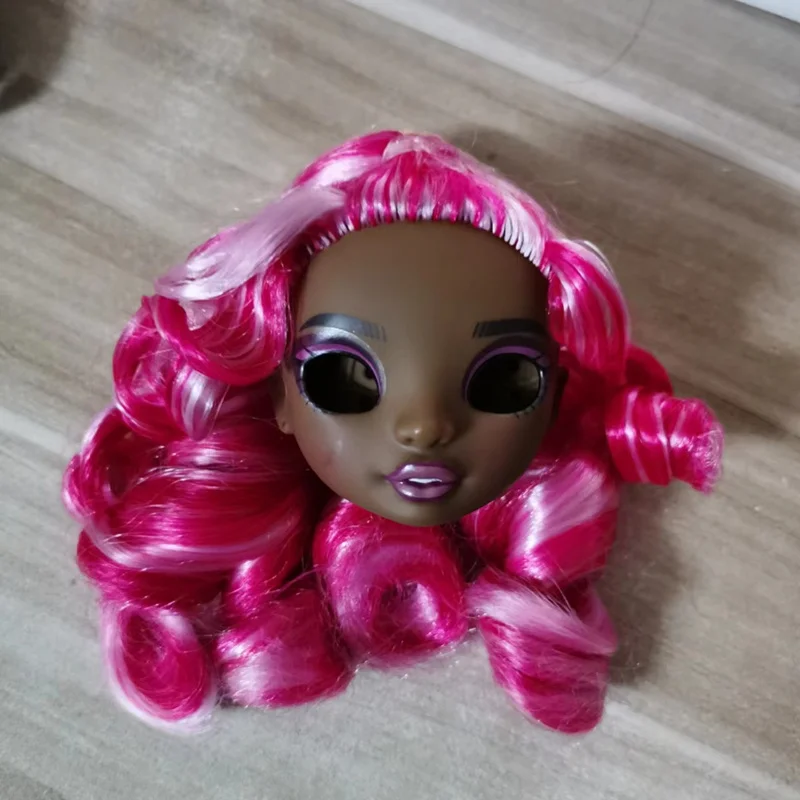 Кукольная голова 1/6 аксессуары для кукол с радужными/оранжевыми волосами без