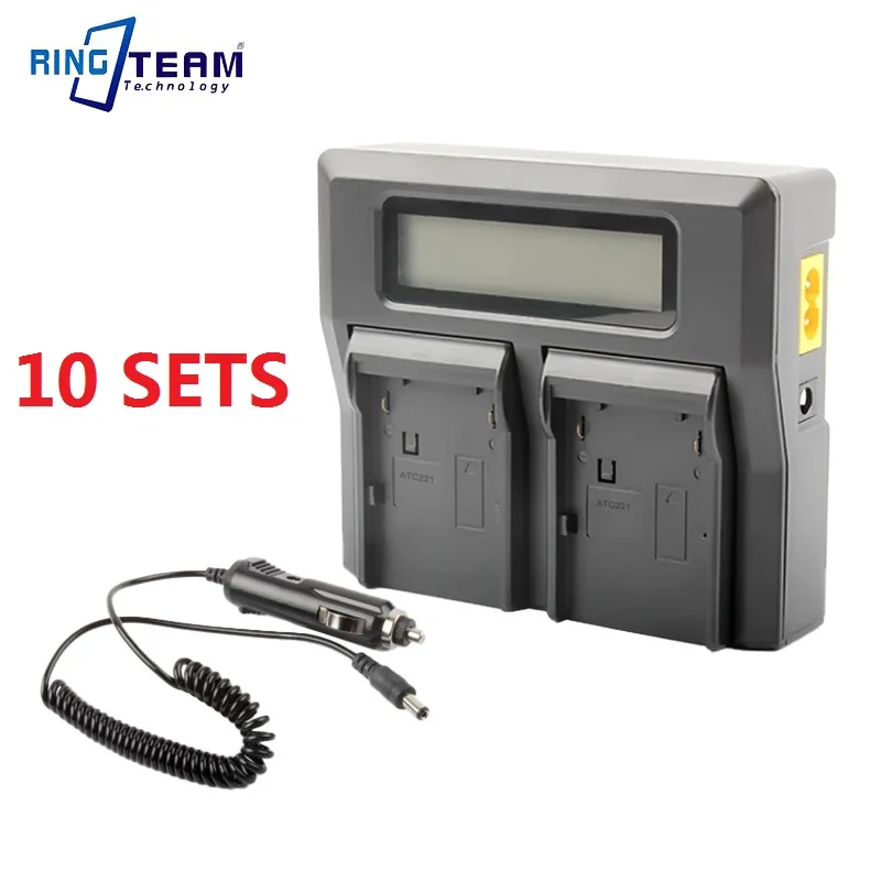 Быстрое зарядное устройство с ЖК-дисплеем 10x, для лайкры, TPS1200 TS02 TS06 TS09