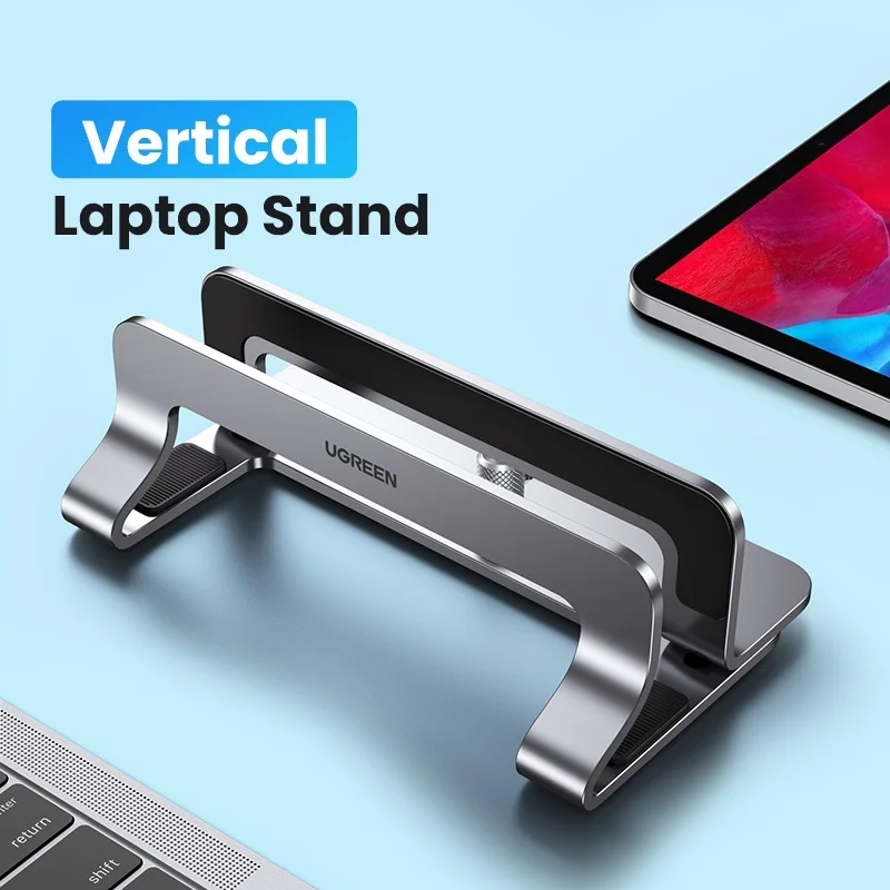 

Vertical Laptop Stand Holder For MacBook Air Pro Aluminum Foldable Notebook Stand Laptop Support MacBook Pro Tablet Stand