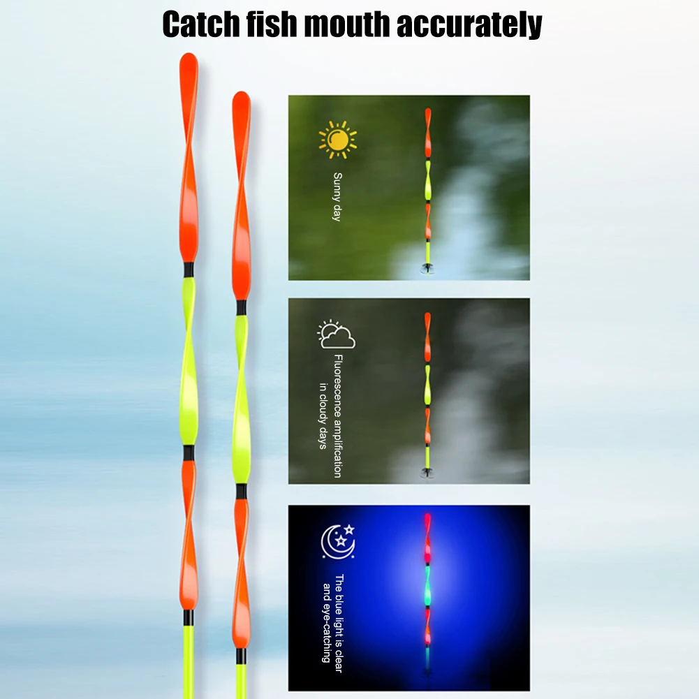 

1,58-2,15 г рыболовный поплавок, привлекательный ветрозащитный поплавок для рыбалки, спиральный поплавок с толстым хвостом, высокочувствитель...