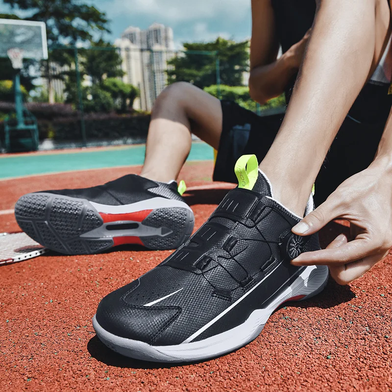 Mens Professional Badminton Shoes Couple Breathable Anti-Slippery Sport Shoes for Women Sneakers Breathable
