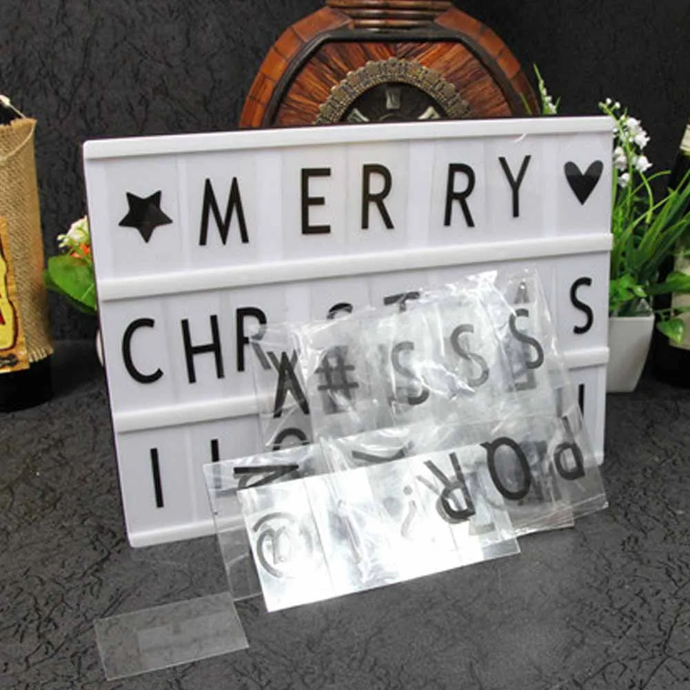 

DIY Combination Cinematic Light Box With Letters LED Light Luminous Box