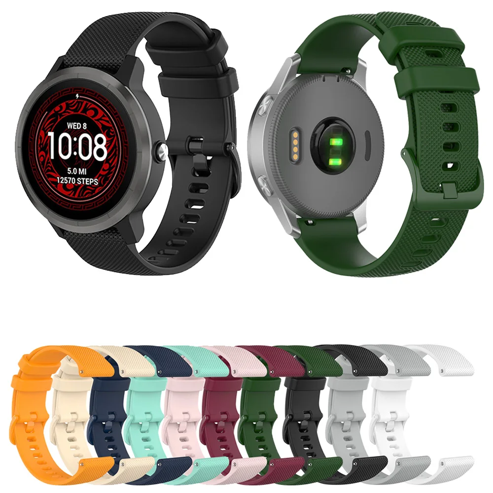 

18/20/22mm Sports Strap For Huawei Watch4/4Pro/3/3Pro Silicone Replacement Smart Watch Watchband Wrist Strap For Forerunner265S