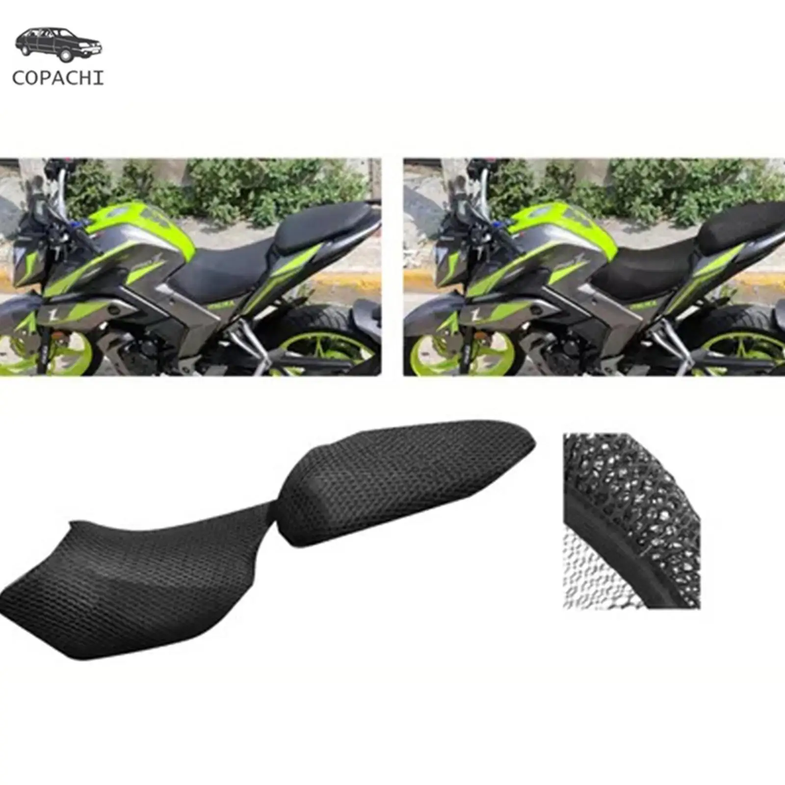 Чехол для подушки на сиденье мотоцикла 2 шт.