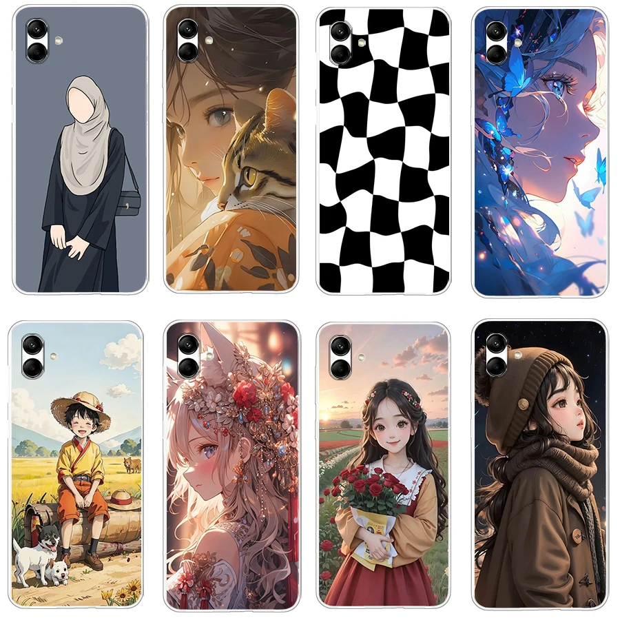 10 чехол для galaxy a04 мягкий силиконовый защитный из ТПУ