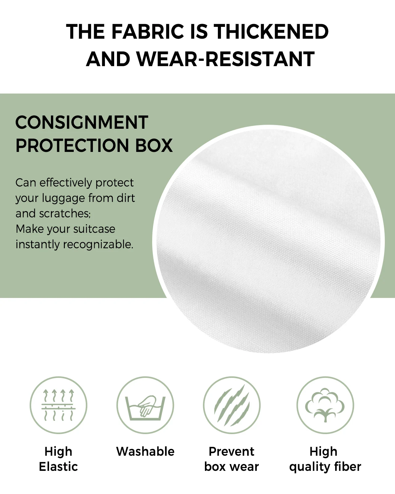 Защитный чехол для чемодана Эластичный багажа