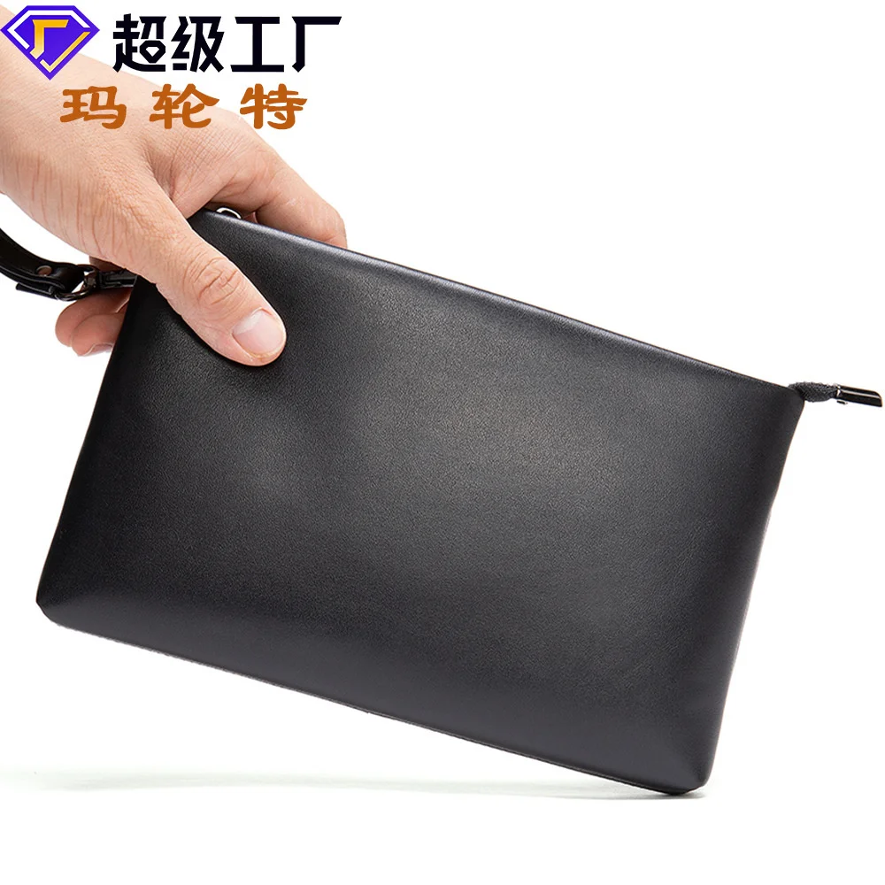 

Maronite New Fashion Men's Versatile Handbag High end Product Head Layer Cowhide