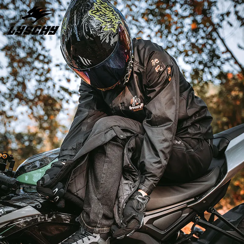Lyschy LY-2018 Motorcycle Riding Pants Winter Windproof Warm Fast Wear Quick Release Motociclista Motocross Trousers enlarge